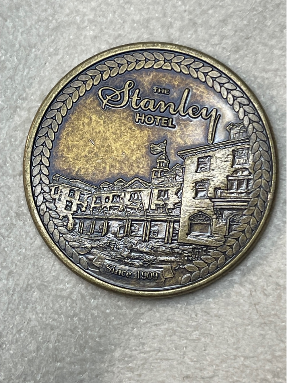 The Stanley Hotel Commemorative Coin 2023 - Room 217 Design